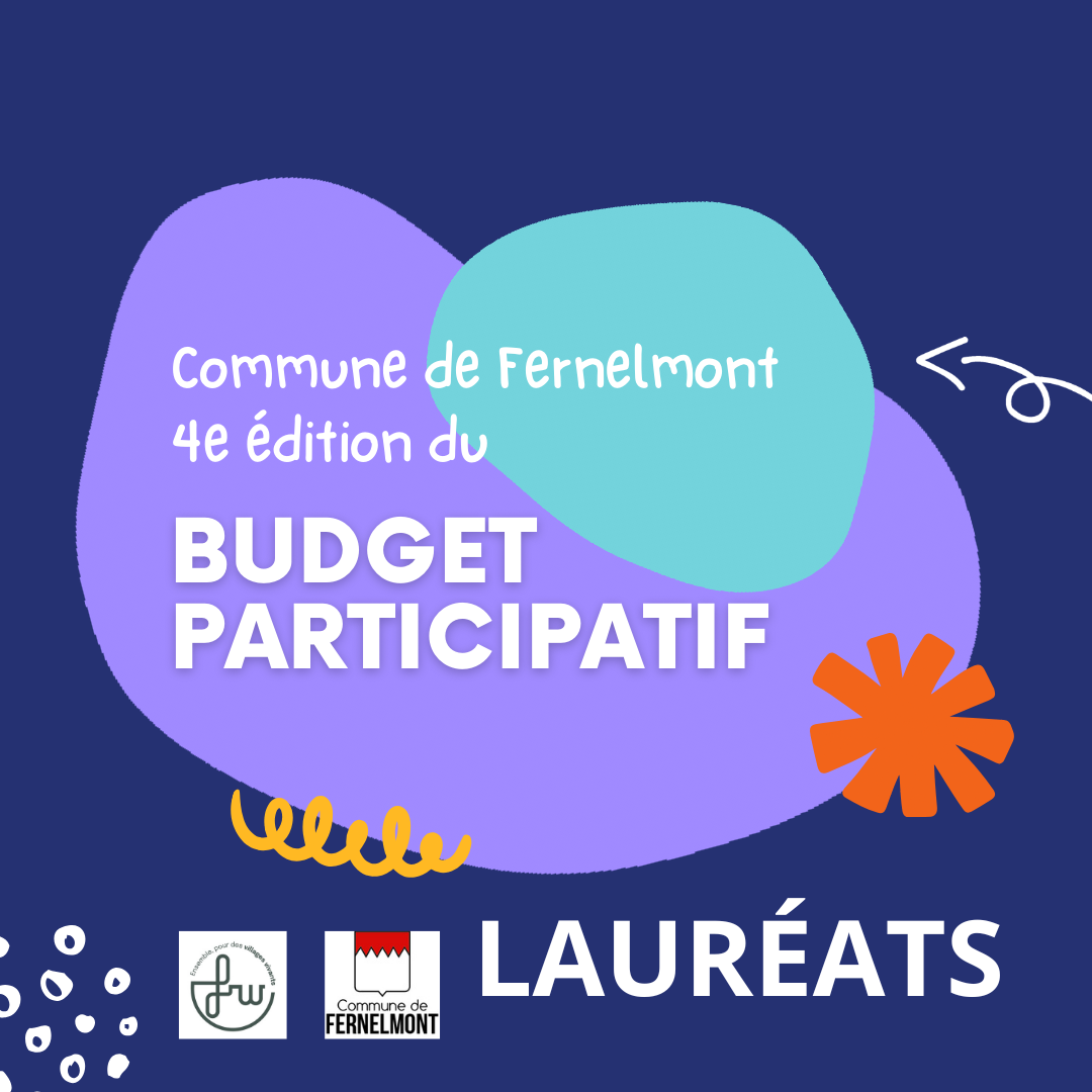 Les lauréats de la 4e édition du budget participatif de Fernelmont sont connus !